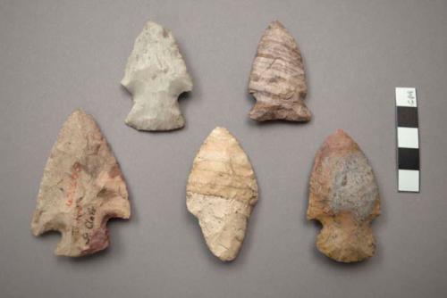 Stone projectile points