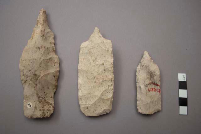 Stone bifaces, triangular – Objects – eMuseum