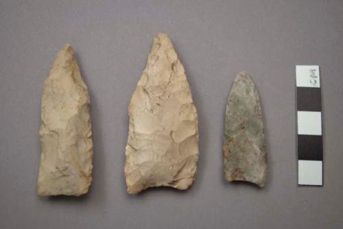 Stone projectile points, stemmed