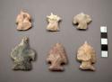 Stone projectile points, stemmed & corner notched