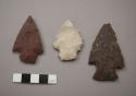 Stone projectile points