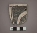 Ceramic vessel, perforated painted sherd