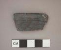 Ceramic vessel, rimsherd, impressed