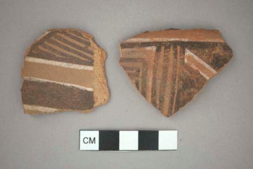 Ceramic vessel, painted sherd