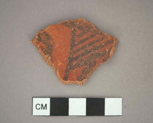 Ceramic vessel, painted sherd