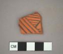 Ceramic vessel, painted sherd