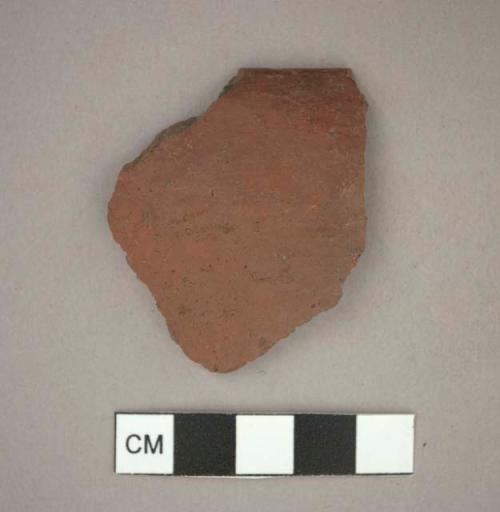 Ceramic sherd, slipp burnished