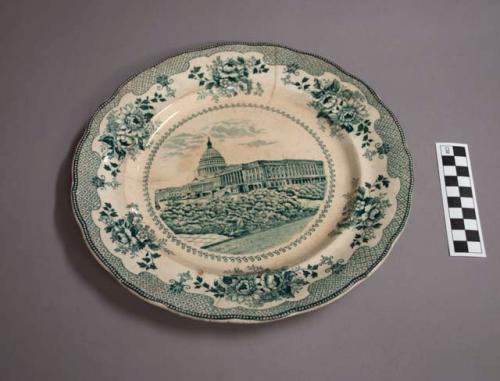 19th century American plates - (made of china)