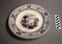 19th century American plates - (made of china)