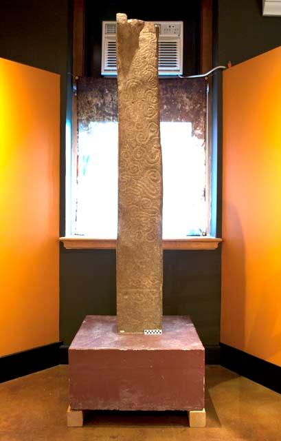 Stela with pictographs