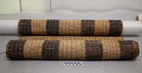 Sleeping mat - twined weave ("nyagamu")