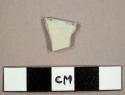 Porcelain rim sherd to a plate