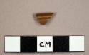 Nottingham stoneware rim sherd to a possible mug