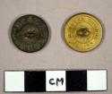 Civilian metal buttons - British manufacturer 1800-1830