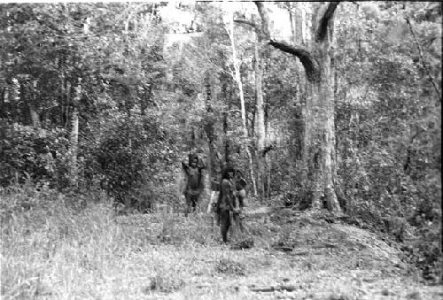 Women travelling to salt wells