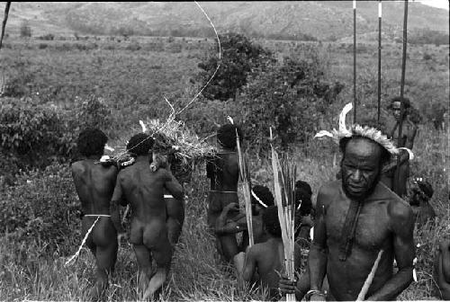 Eken Buken being carried off