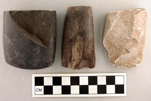 Stone axe fragments