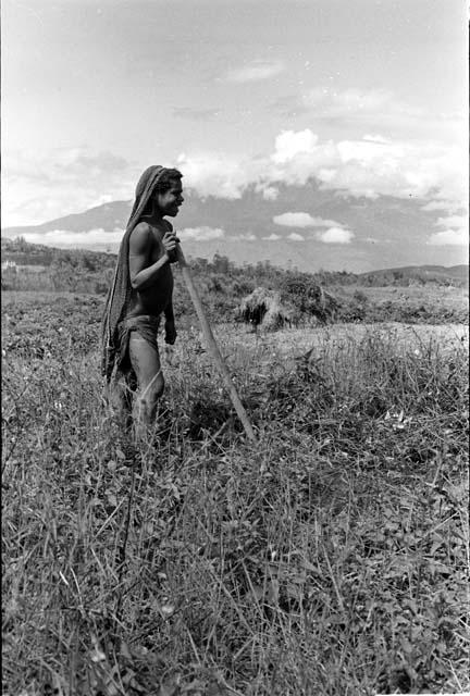 Yoli in the field