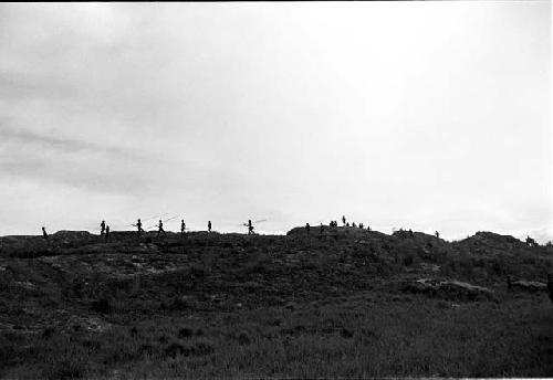 Men walking home