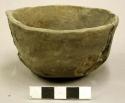 Bowl with 1 handle (1 handle, sherd missing)