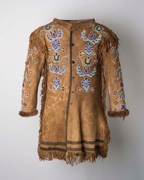 Beaded buckskin coat