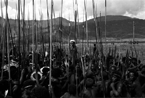 seated group of warriors