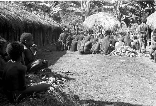 From beside some of Waeke's playmates down the length of the sili