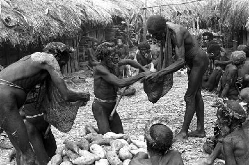 Offering of sweet potatoes