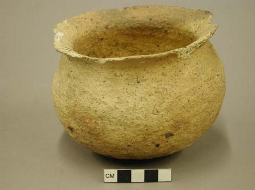 Plain pottery jar