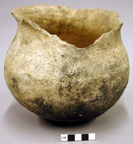 Plain pottery jar