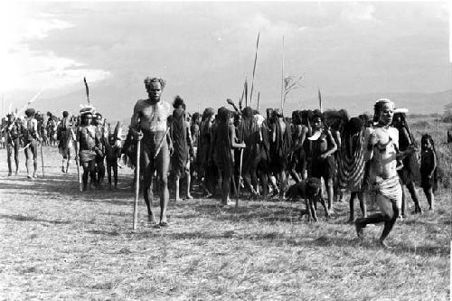 Men and women dancing