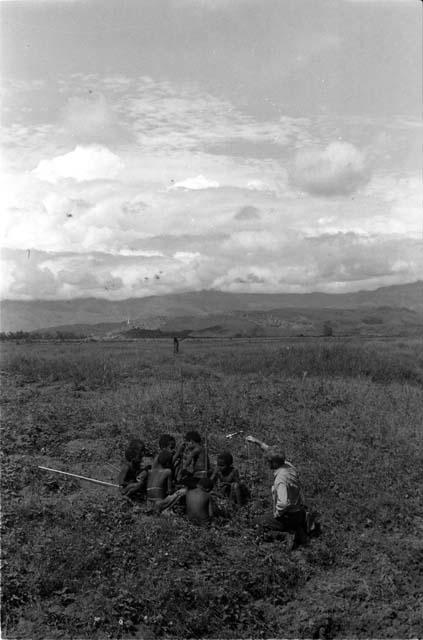 Rockefeller recording boys in the Alima