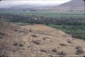 Burned area as seen from the East at site K3955, Falda de Cerro de Orejas