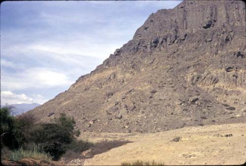 Overview of the western area of site K3955, Falda de Cerro de Orejas