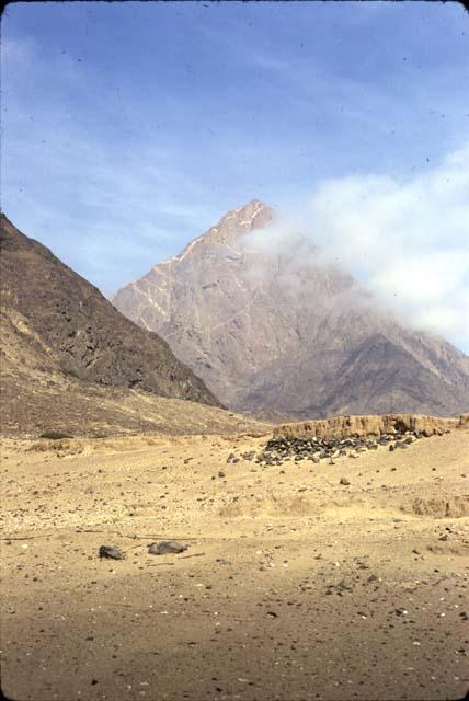 View of Cerro Chopitea as seen from site K3955, Falda de Cerro de Orejas