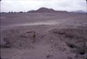 At Huancaco, Viru Valley, included are some closeups of the scattered red sherds on parts of the surface of the site.