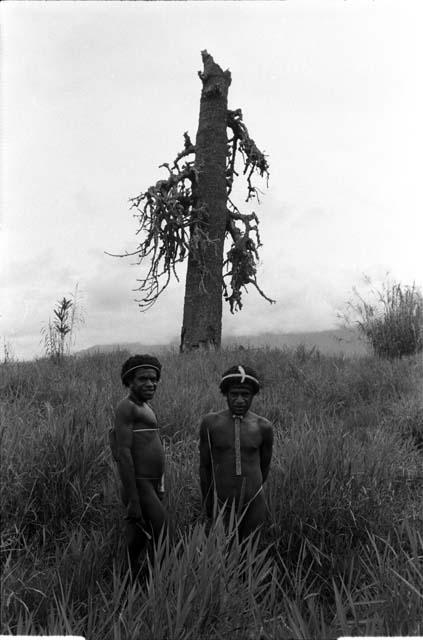 Two young men by the Mapiliama