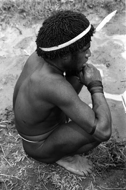 Kossi Alua man seated near the Mapiliama