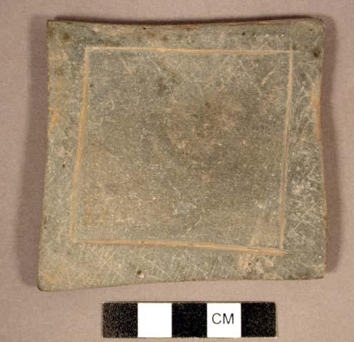 Stone tablet, inscised
