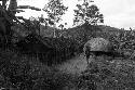 Woman with thatch on her head