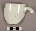 Fragment of common american crockery cup