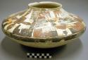Polychrome pottery jar--restored