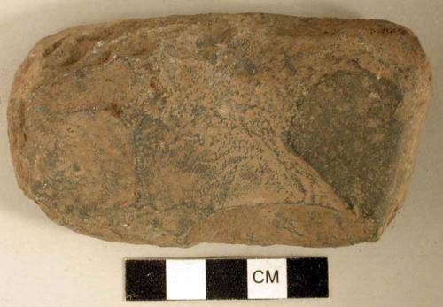 Chipped stone, preform ground stone axe