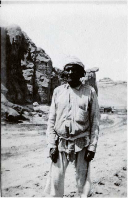 Portrait of Pueblo man