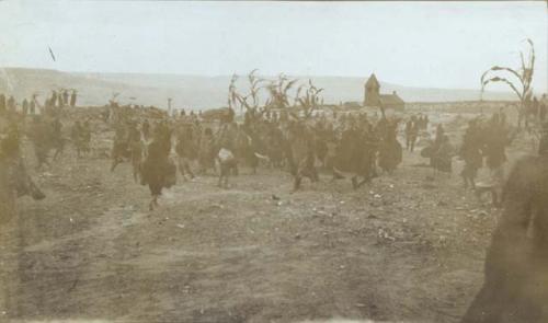 Corn rush at end of Snake Race