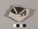 Sherd with figurative design (bird)