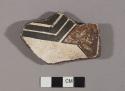 Polychrome Mimbres sherd