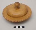 Wooden dish with lid