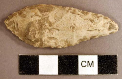 Chipped stone, biface, leaf-shaped