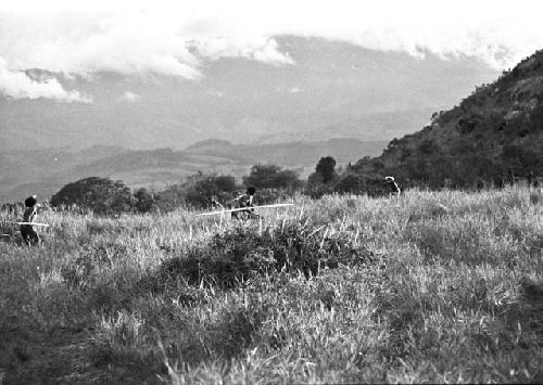 Fighting between WW and Wittaia in the area near the brook running between the Siobara and the Warabara